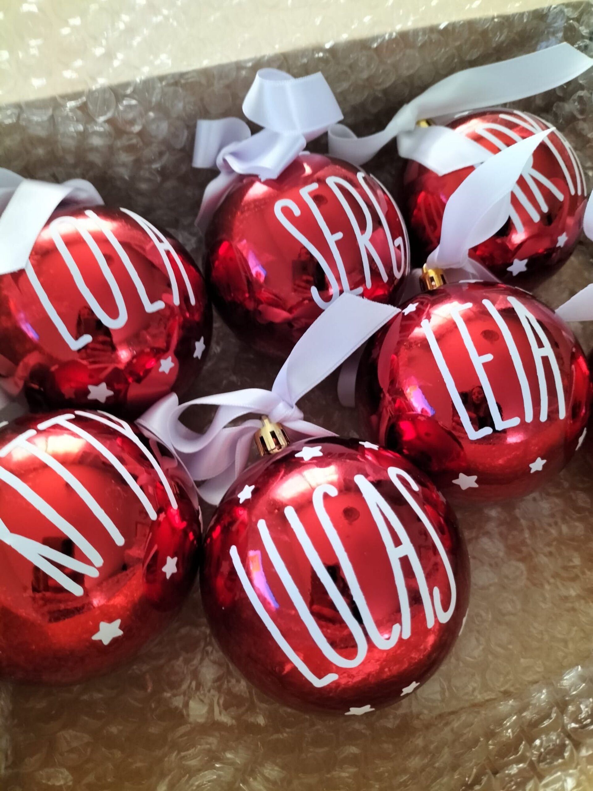 Bola con Lazo Navidad personalizada - 2