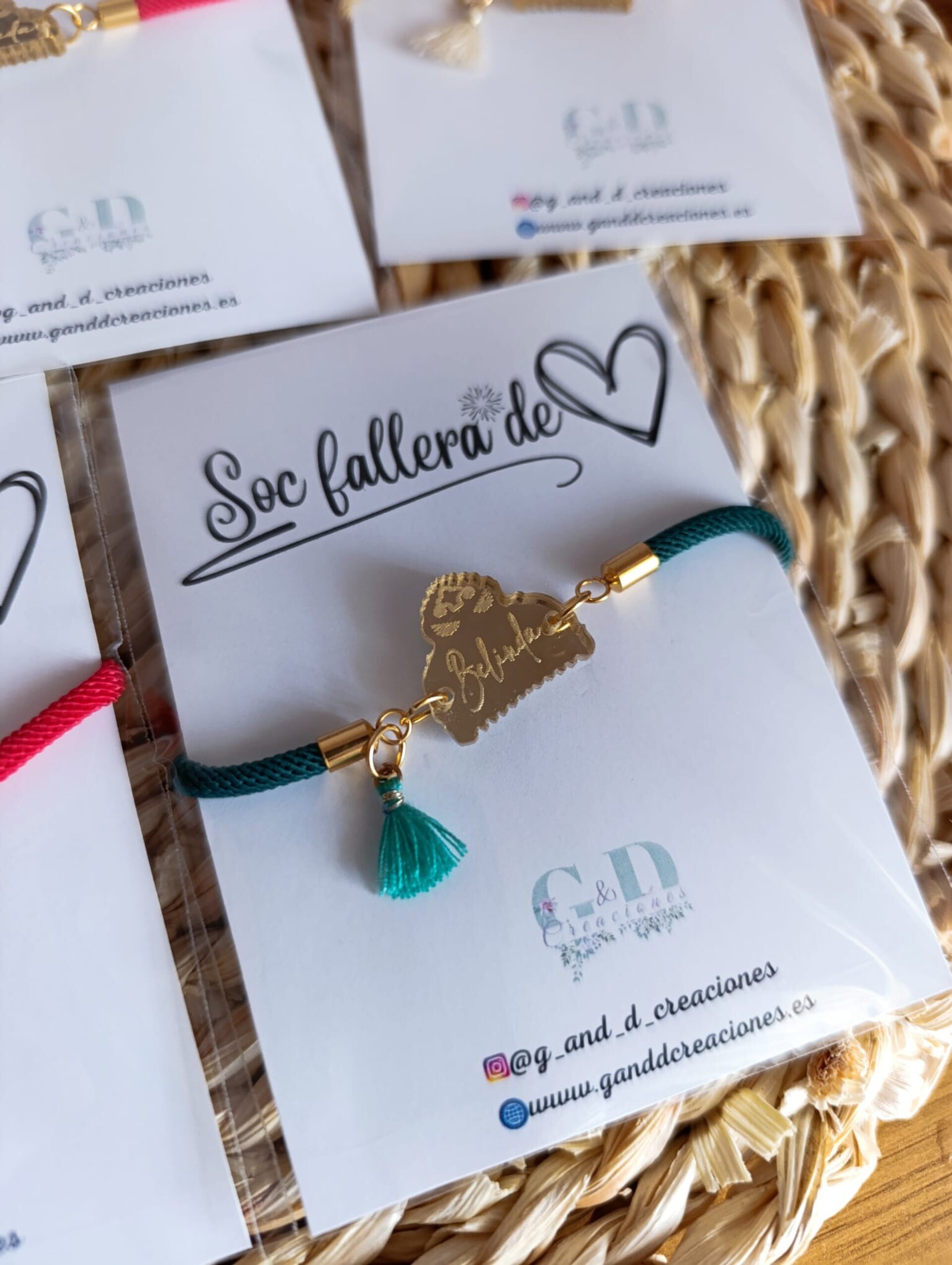 Pulsera Peineta Fallera Personalizada - 4
