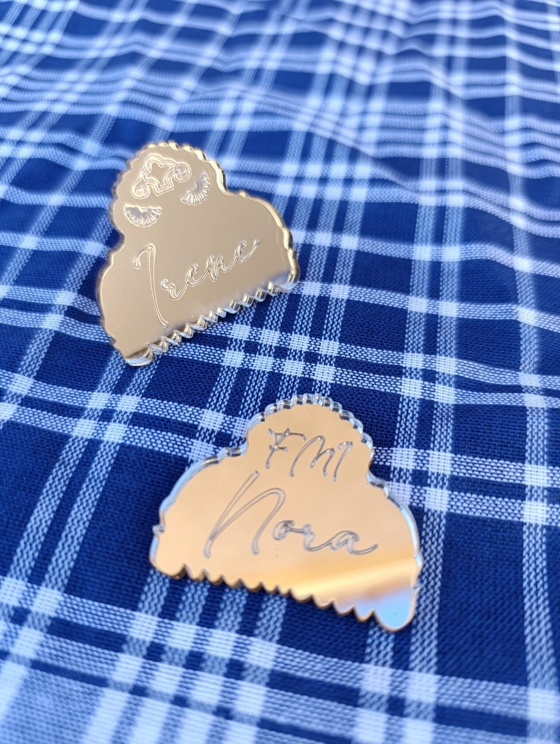 Sujetapañuelos Peineta Personalizado - 2