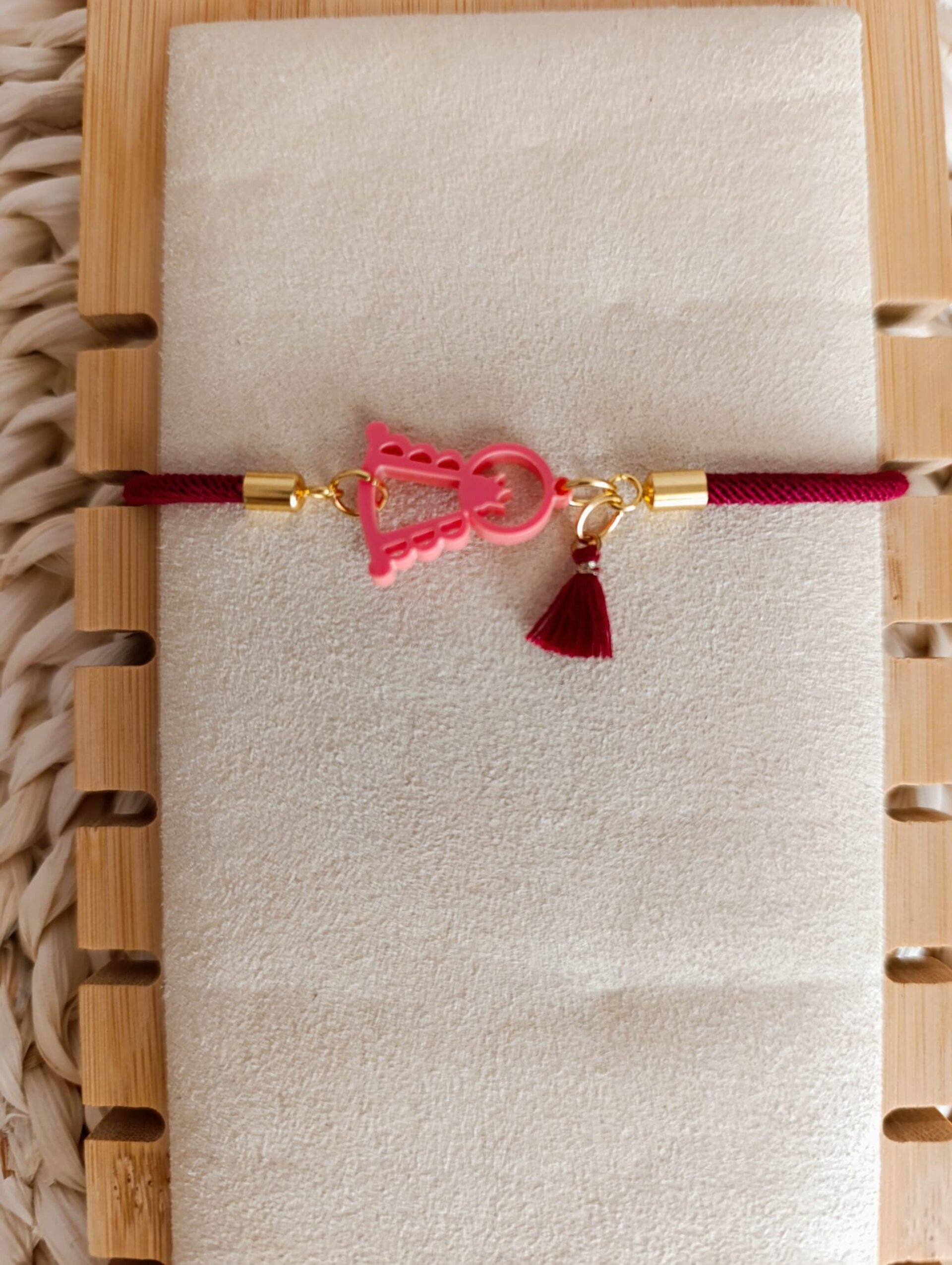 Pulsera cordón Virgen del Rocío(varios colores) - 2