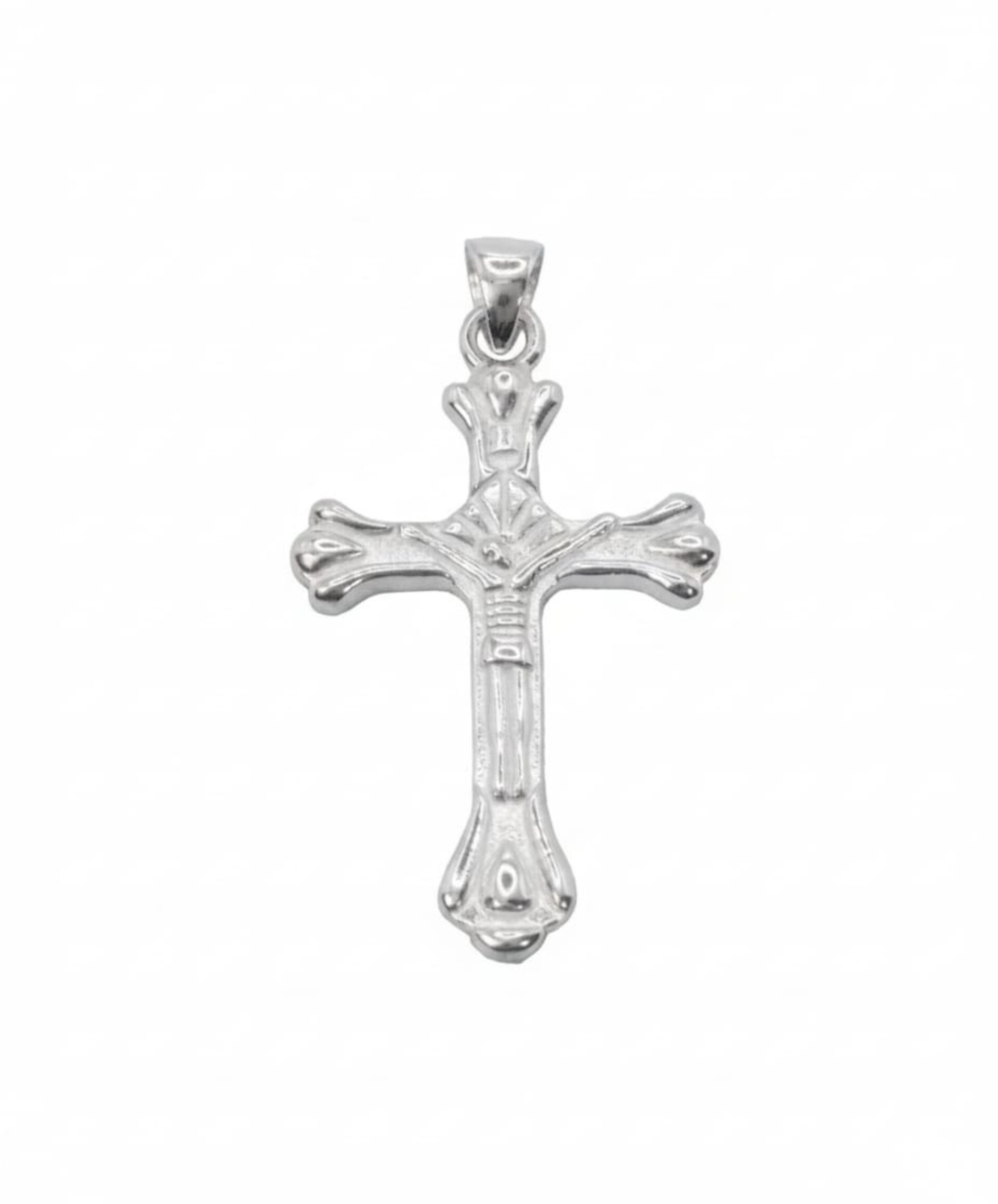 Collar Cruz Barroca con Cristo en Plata de Ley 925 - 3