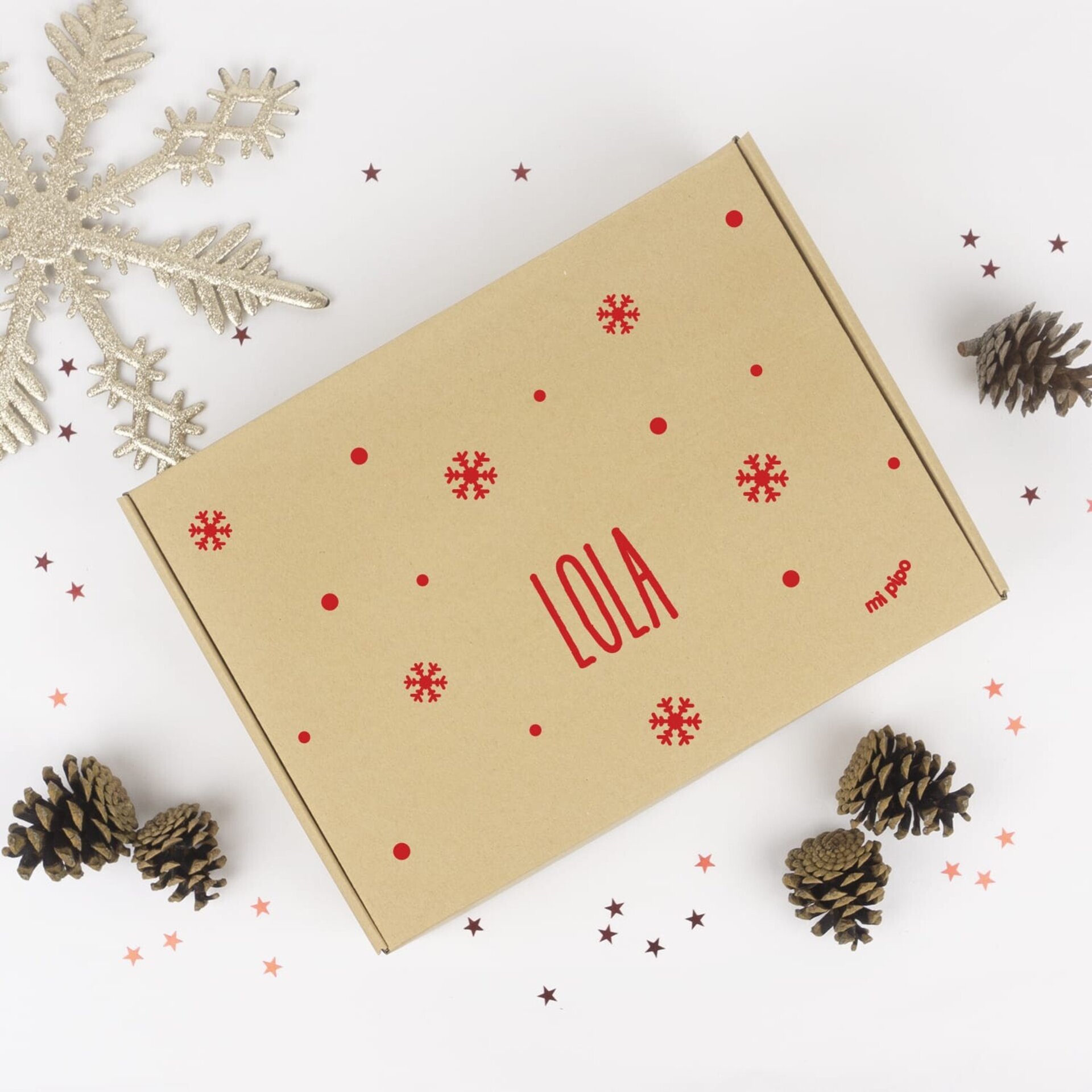 Caja Navidad Infantil Reno Personalizada - 3