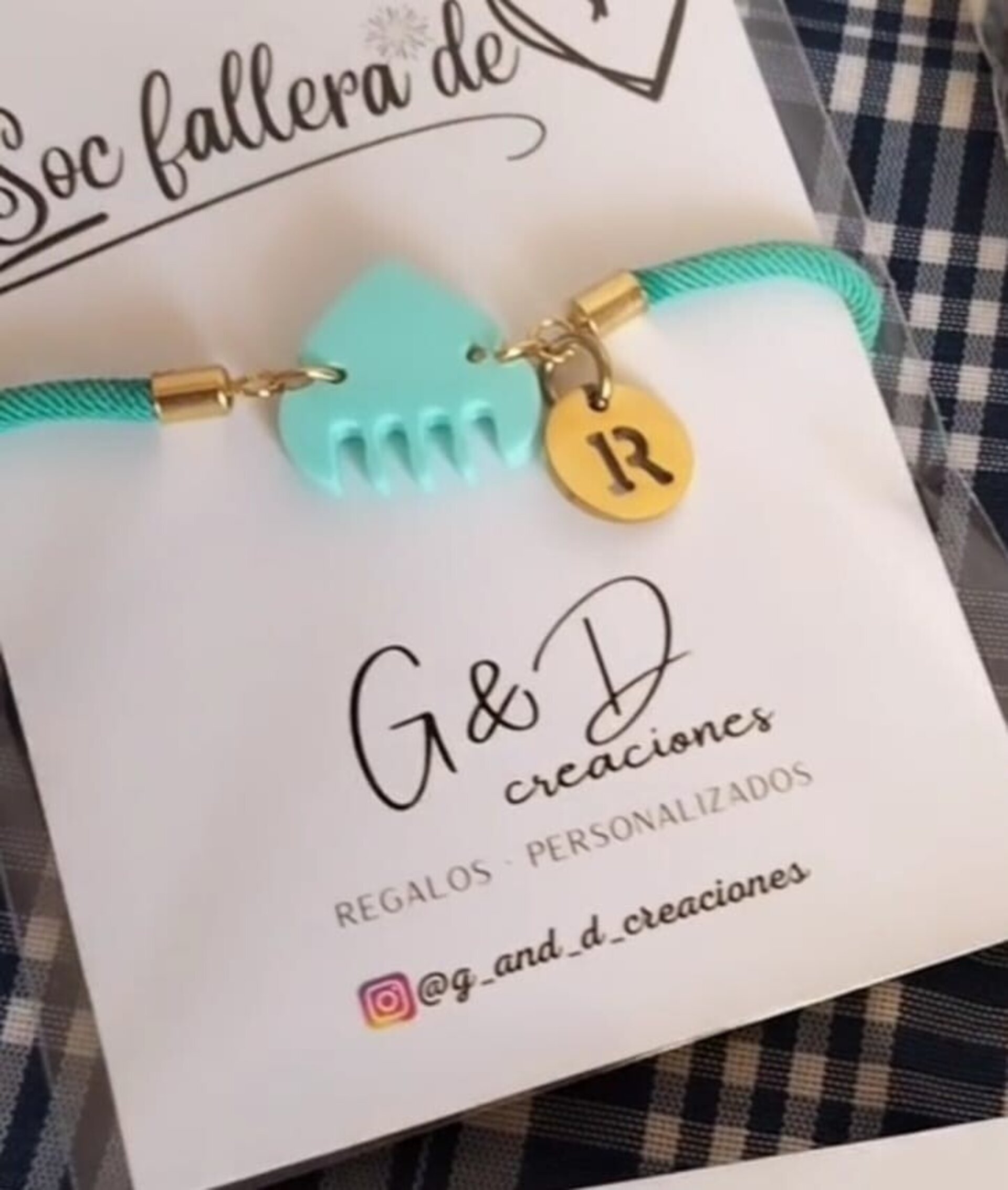 Pulsera Peineta Fallera Inicial - 9
