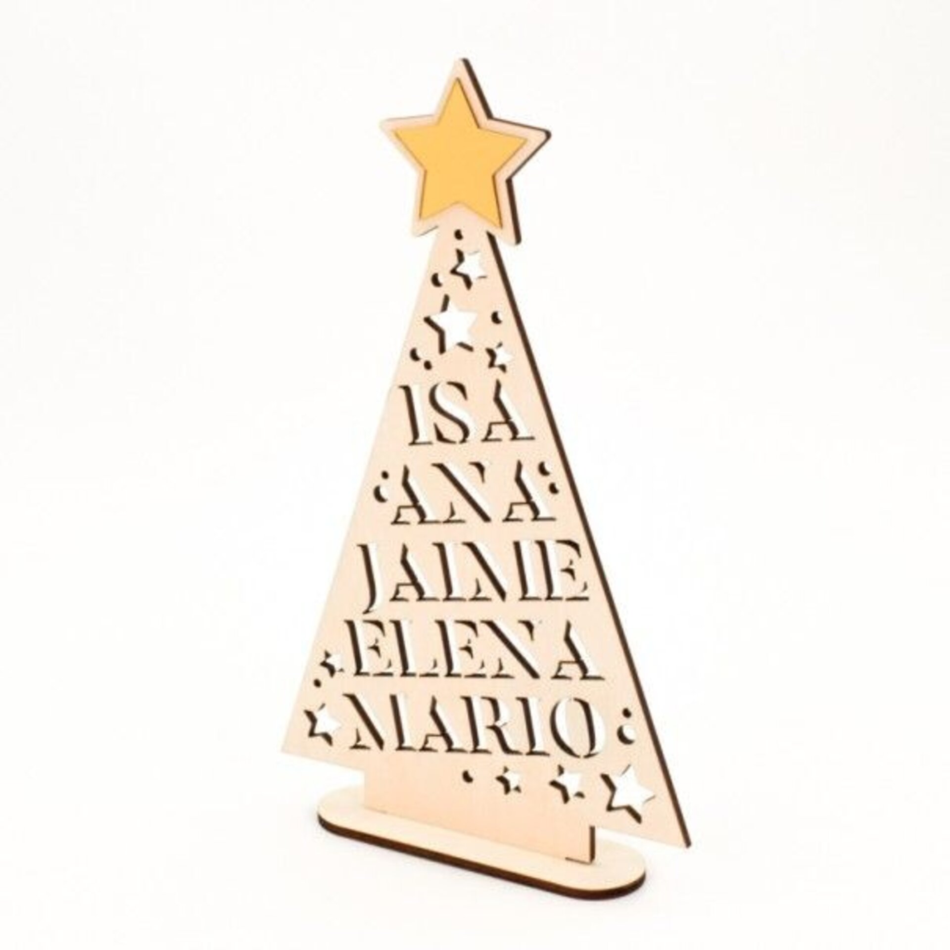 Árbol Navidad Familia Personalizado - 2