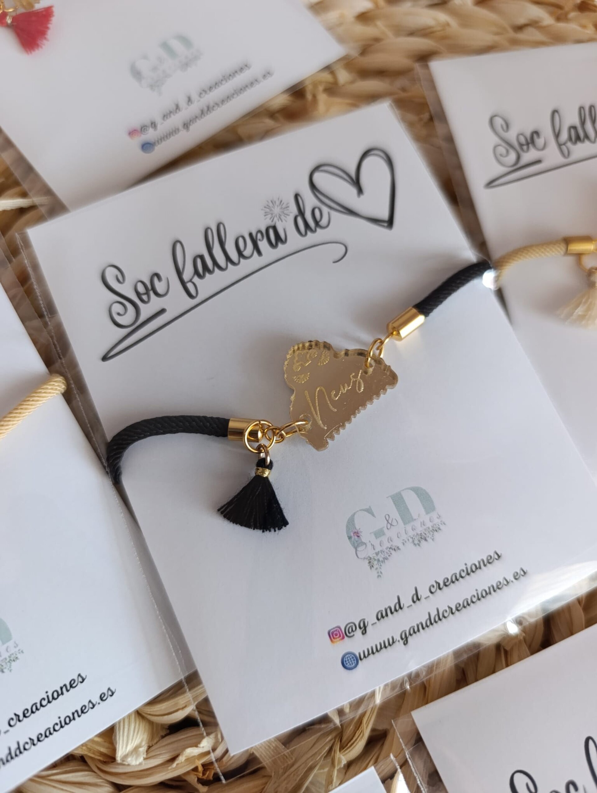 Pulsera Peineta Fallera Personalizada - 5