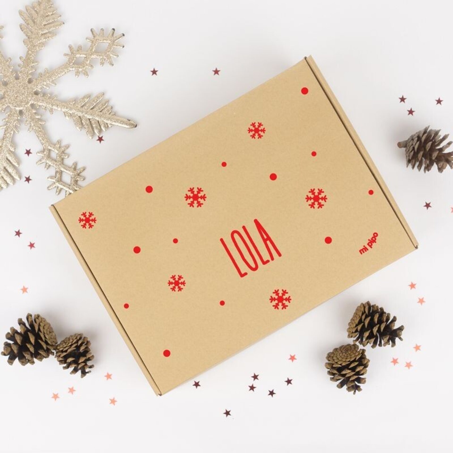 Caja Navidad Infantil Papá Noel Personalizada - 3