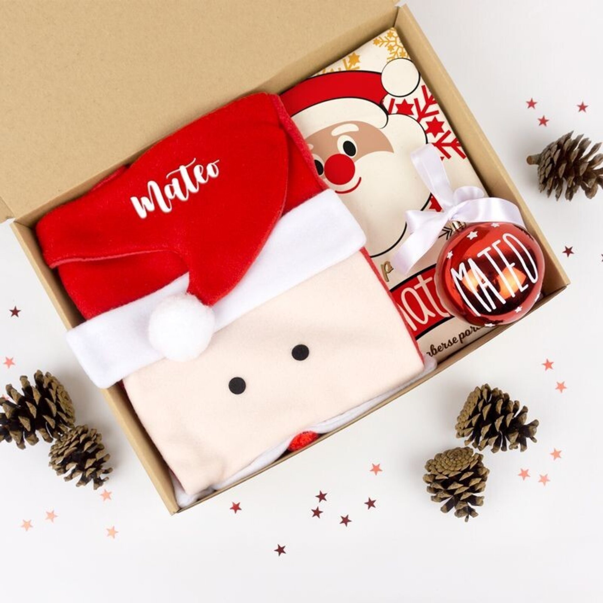 Caja Navidad Infantil Papá Noel Personalizada - 2